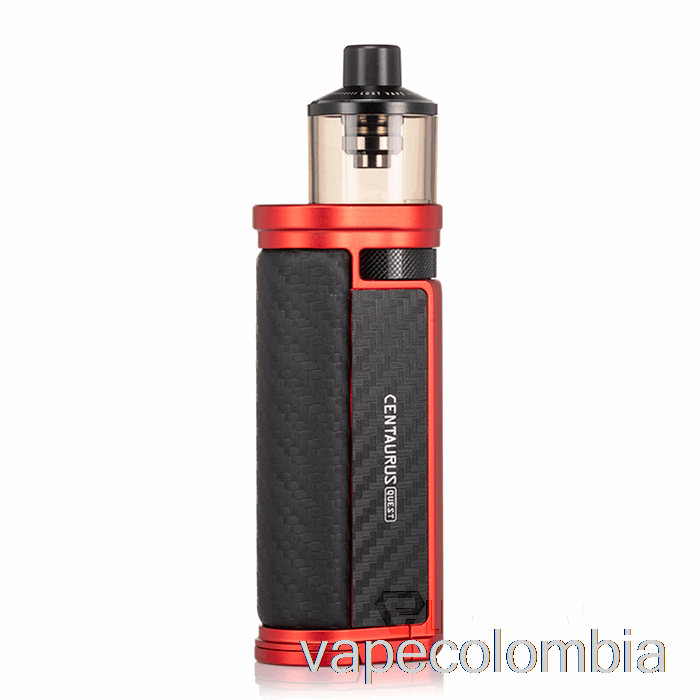Vape Desechable Vape Perdido Centaurus Q80 Pod Mod Kit Fibra De Carbono Rojo Mate
